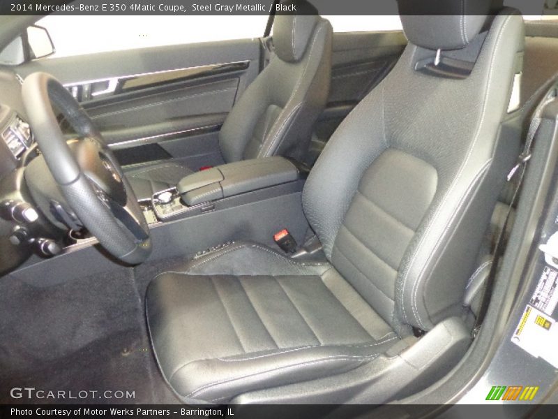 Front Seat of 2014 E 350 4Matic Coupe