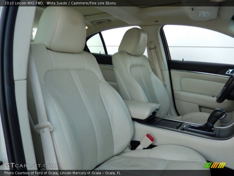 White Suede / Cashmere/Fine Line Ebony 2010 Lincoln MKS FWD