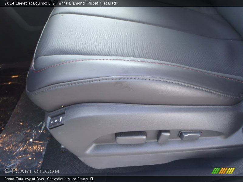 White Diamond Tricoat / Jet Black 2014 Chevrolet Equinox LTZ