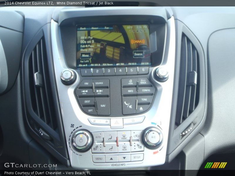 White Diamond Tricoat / Jet Black 2014 Chevrolet Equinox LTZ