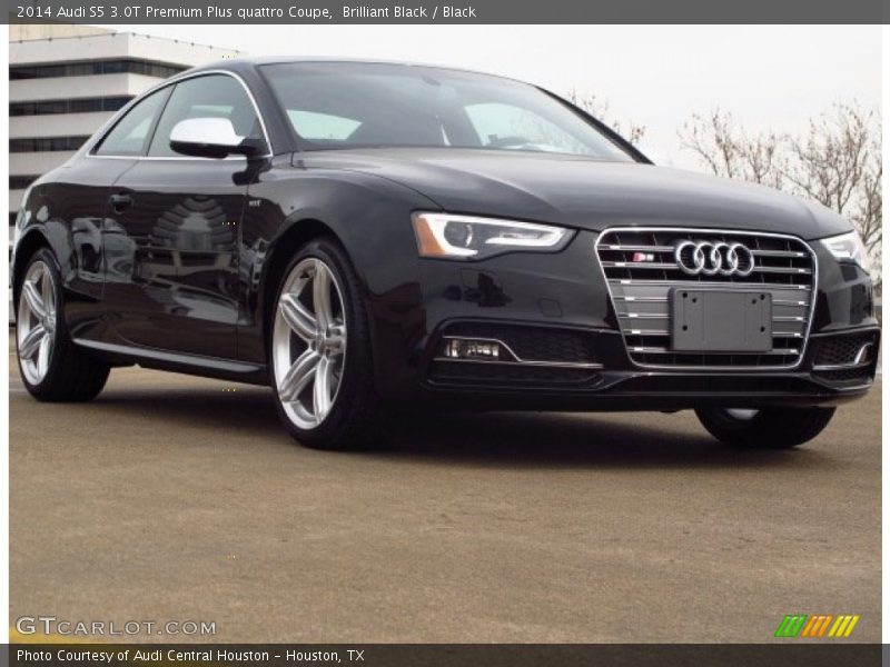 Brilliant Black / Black 2014 Audi S5 3.0T Premium Plus quattro Coupe