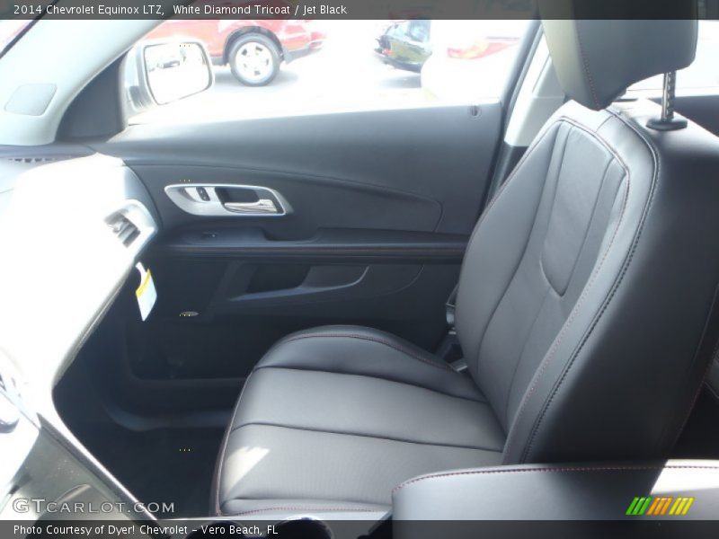 White Diamond Tricoat / Jet Black 2014 Chevrolet Equinox LTZ