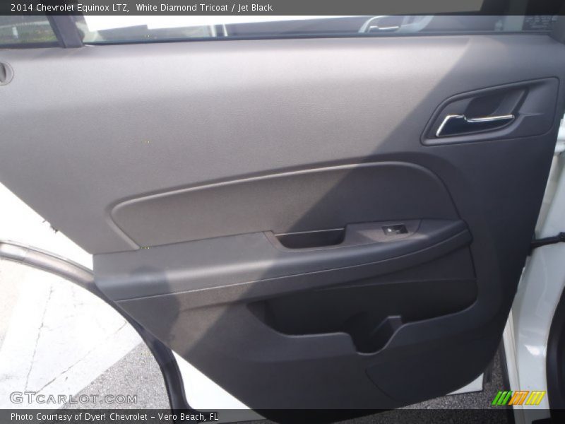 White Diamond Tricoat / Jet Black 2014 Chevrolet Equinox LTZ