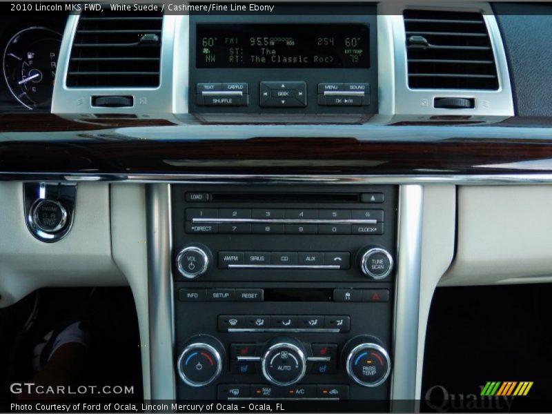 White Suede / Cashmere/Fine Line Ebony 2010 Lincoln MKS FWD