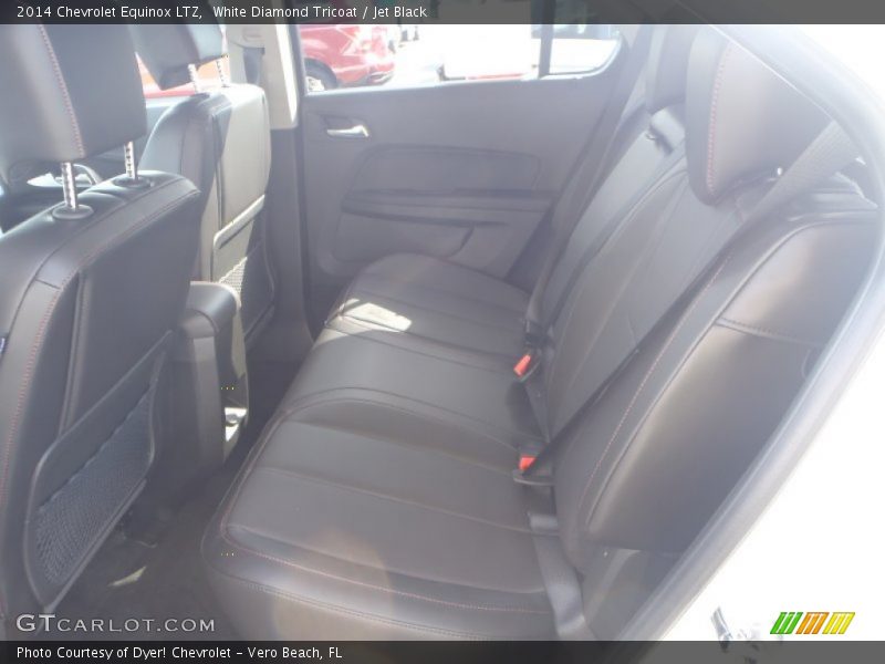 White Diamond Tricoat / Jet Black 2014 Chevrolet Equinox LTZ