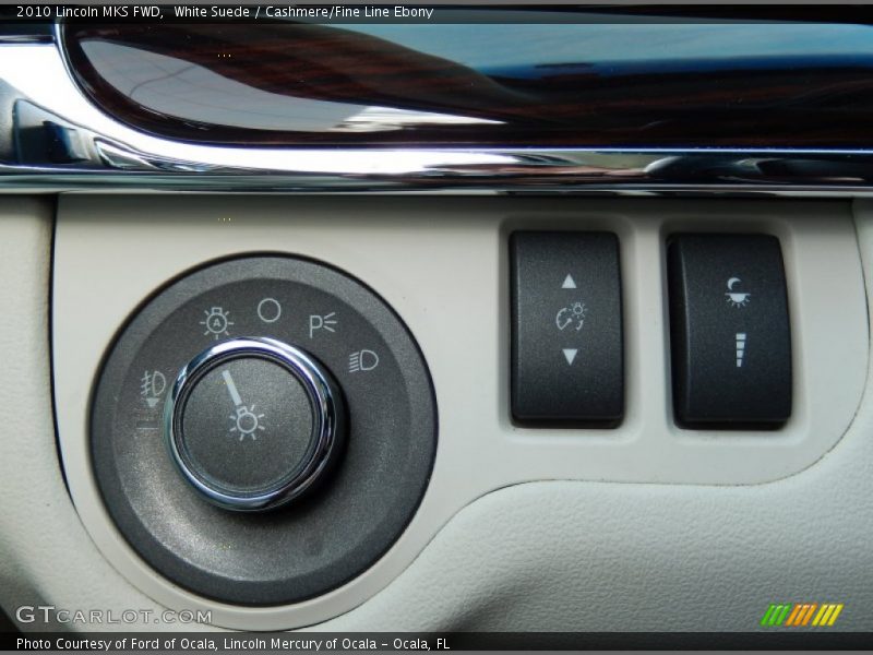 White Suede / Cashmere/Fine Line Ebony 2010 Lincoln MKS FWD