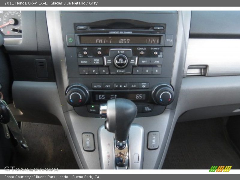 Glacier Blue Metallic / Gray 2011 Honda CR-V EX-L