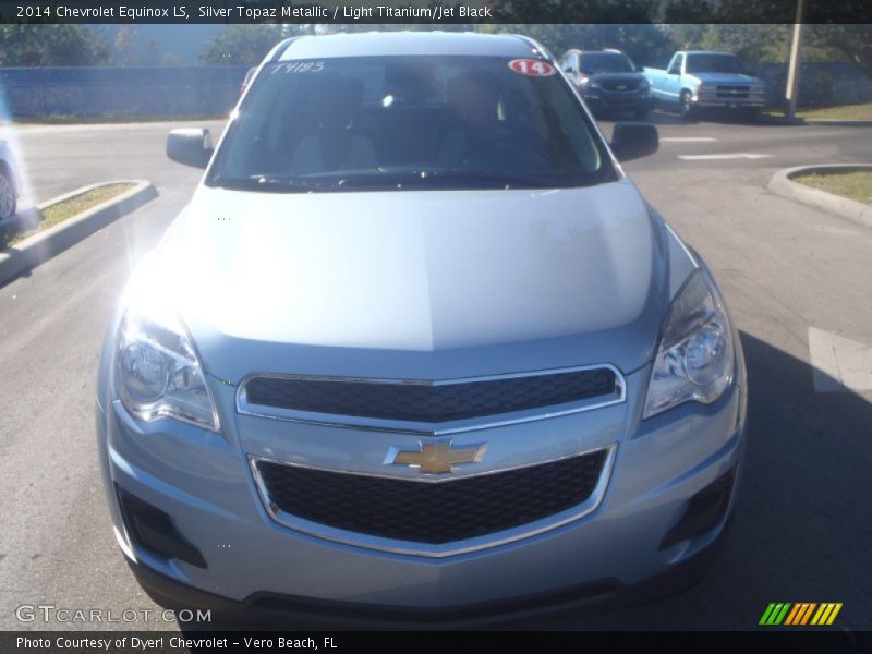 Silver Topaz Metallic / Light Titanium/Jet Black 2014 Chevrolet Equinox LS