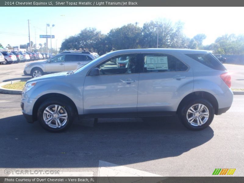 Silver Topaz Metallic / Light Titanium/Jet Black 2014 Chevrolet Equinox LS