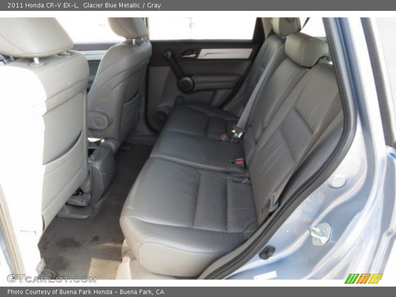 Glacier Blue Metallic / Gray 2011 Honda CR-V EX-L