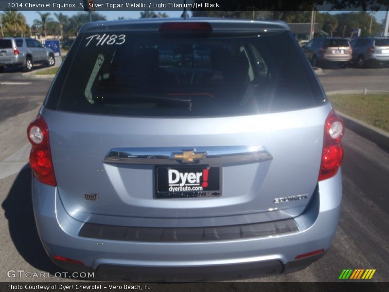 Silver Topaz Metallic / Light Titanium/Jet Black 2014 Chevrolet Equinox LS