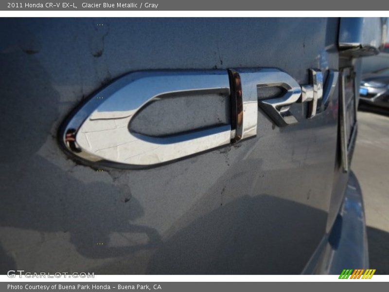 Glacier Blue Metallic / Gray 2011 Honda CR-V EX-L