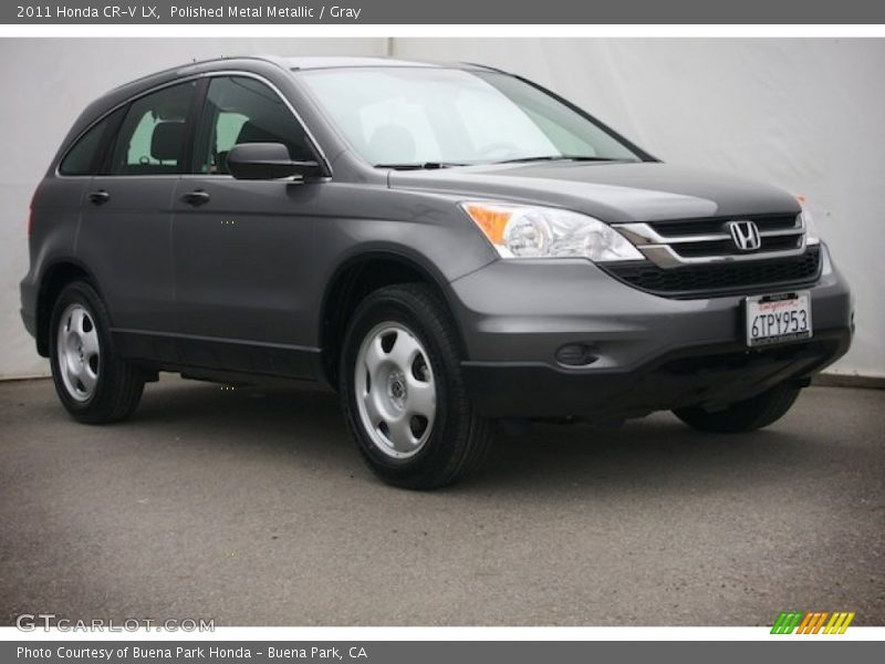 Polished Metal Metallic / Gray 2011 Honda CR-V LX
