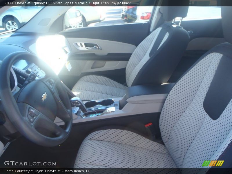 Silver Topaz Metallic / Light Titanium/Jet Black 2014 Chevrolet Equinox LS