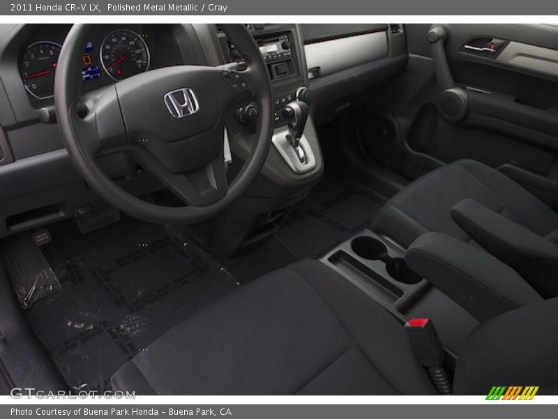 Polished Metal Metallic / Gray 2011 Honda CR-V LX