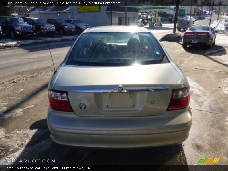 Gold Ash Metallic / Medium Parchment 2005 Mercury Sable LS Sedan