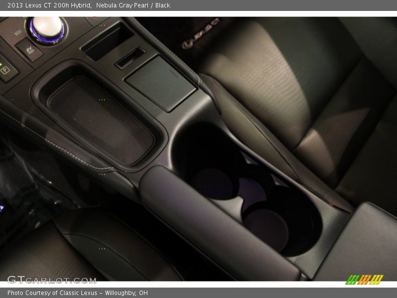 Nebula Gray Pearl / Black 2013 Lexus CT 200h Hybrid