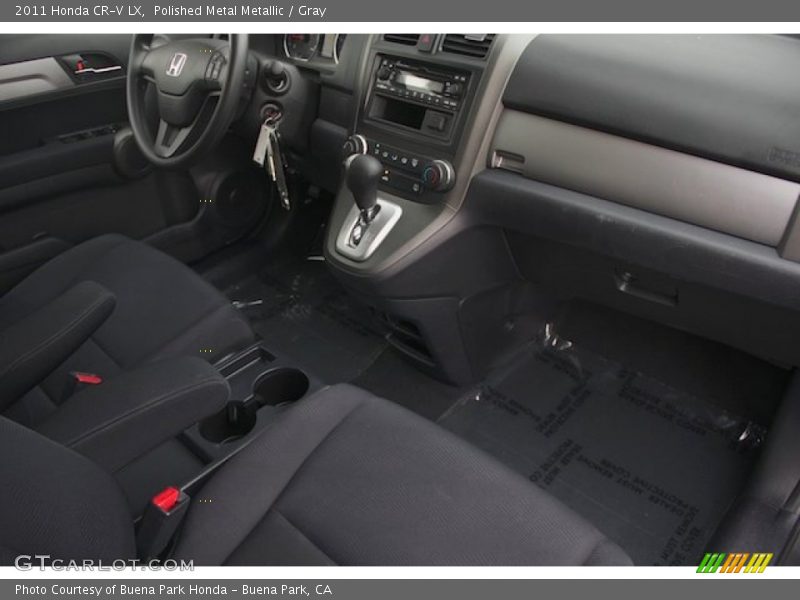Polished Metal Metallic / Gray 2011 Honda CR-V LX