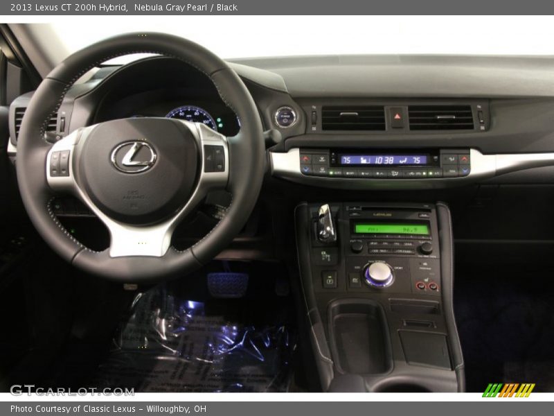 Nebula Gray Pearl / Black 2013 Lexus CT 200h Hybrid