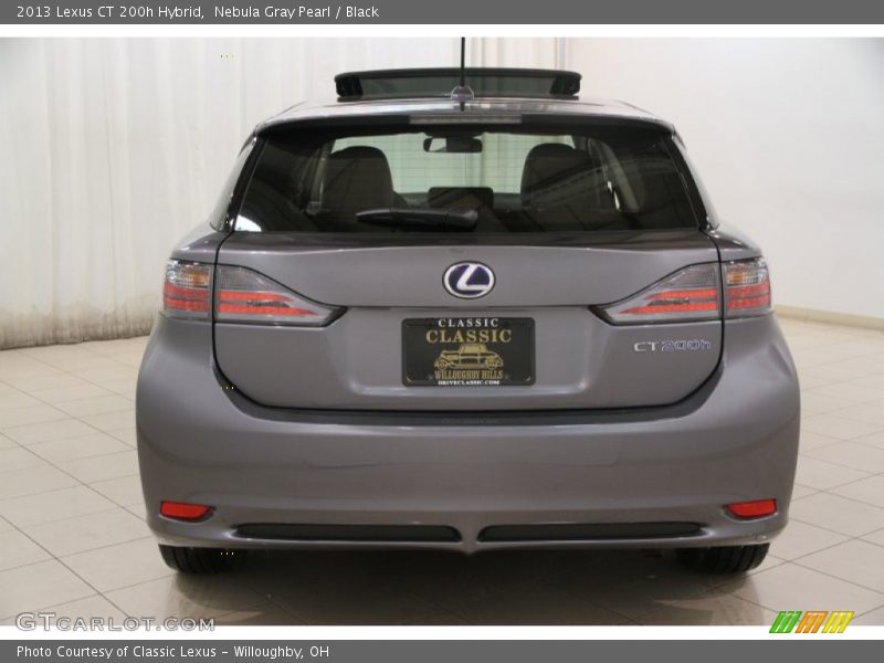 Nebula Gray Pearl / Black 2013 Lexus CT 200h Hybrid