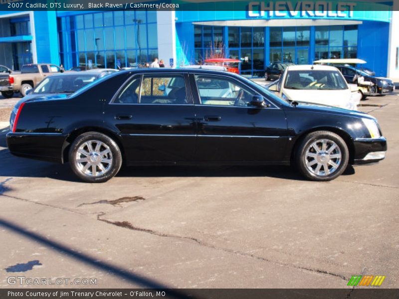 Black Raven / Cashmere/Cocoa 2007 Cadillac DTS Luxury