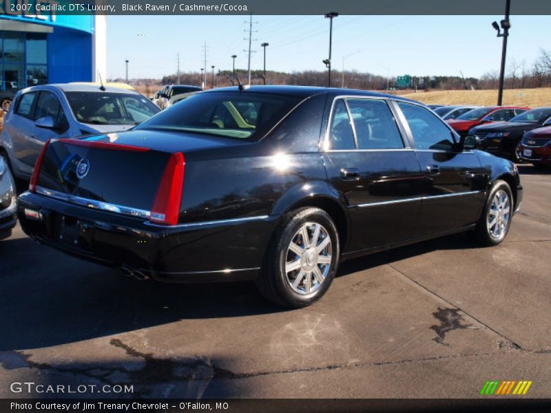 Black Raven / Cashmere/Cocoa 2007 Cadillac DTS Luxury