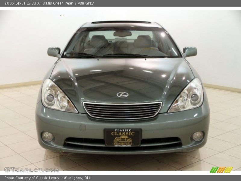 Oasis Green Pearl / Ash Gray 2005 Lexus ES 330