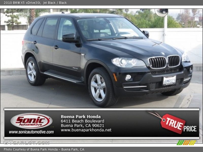 Jet Black / Black 2010 BMW X5 xDrive30i