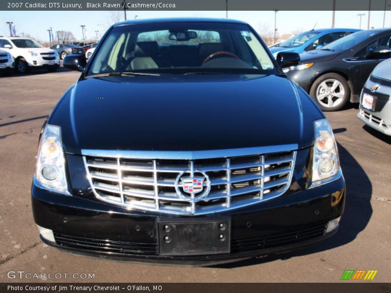 Black Raven / Cashmere/Cocoa 2007 Cadillac DTS Luxury