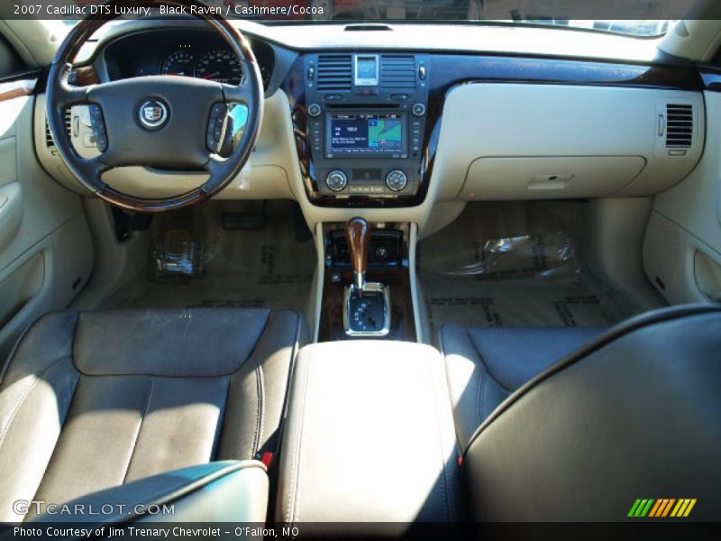 Black Raven / Cashmere/Cocoa 2007 Cadillac DTS Luxury
