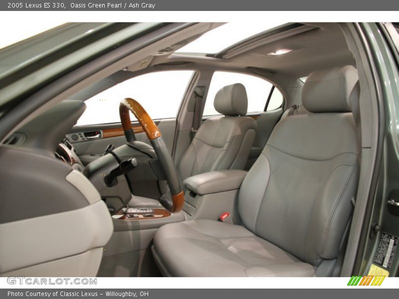 Oasis Green Pearl / Ash Gray 2005 Lexus ES 330