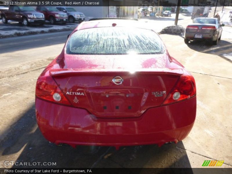 Red Alert / Charcoal 2012 Nissan Altima 3.5 SR Coupe