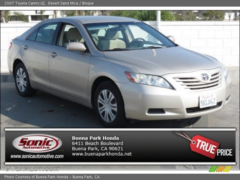 Desert Sand Mica / Bisque 2007 Toyota Camry LE