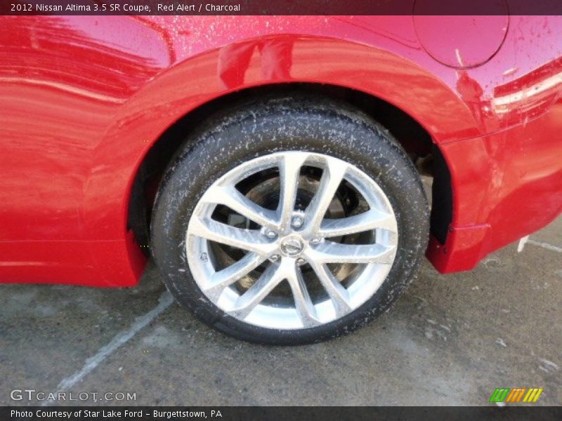 Red Alert / Charcoal 2012 Nissan Altima 3.5 SR Coupe