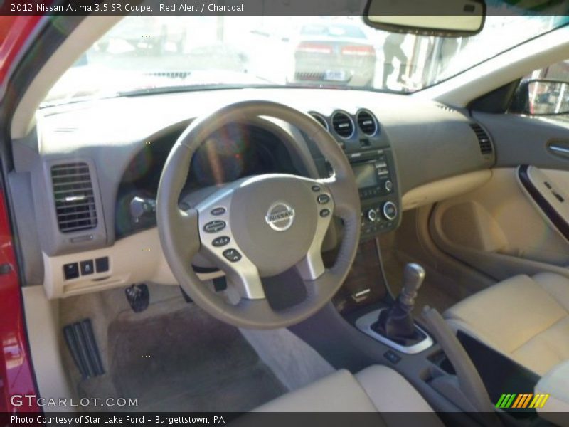 Red Alert / Charcoal 2012 Nissan Altima 3.5 SR Coupe