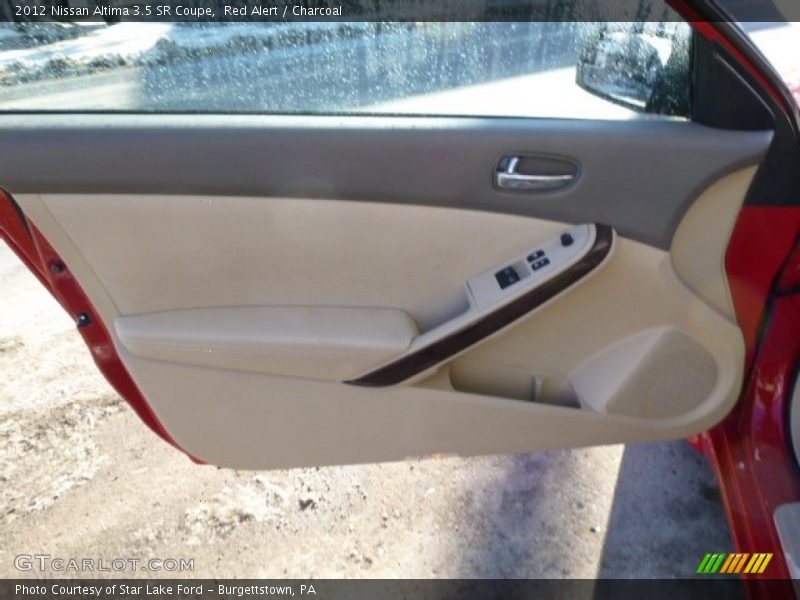 Red Alert / Charcoal 2012 Nissan Altima 3.5 SR Coupe