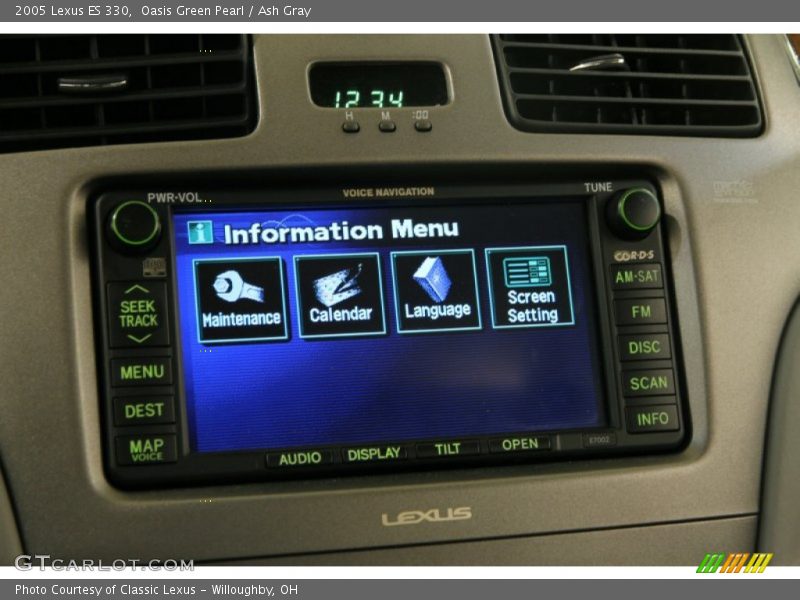 Oasis Green Pearl / Ash Gray 2005 Lexus ES 330