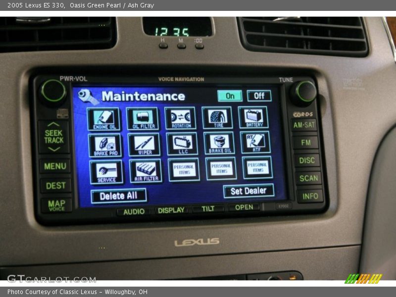 Oasis Green Pearl / Ash Gray 2005 Lexus ES 330