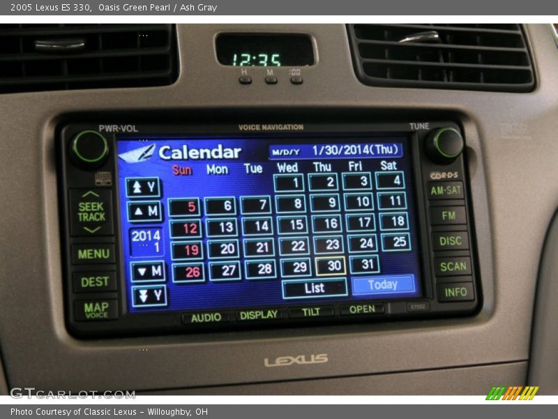 Oasis Green Pearl / Ash Gray 2005 Lexus ES 330