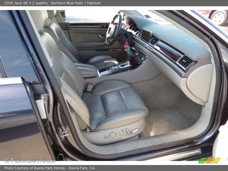 Northern Blue Pearl / Platinum 2005 Audi A8 4.2 quattro