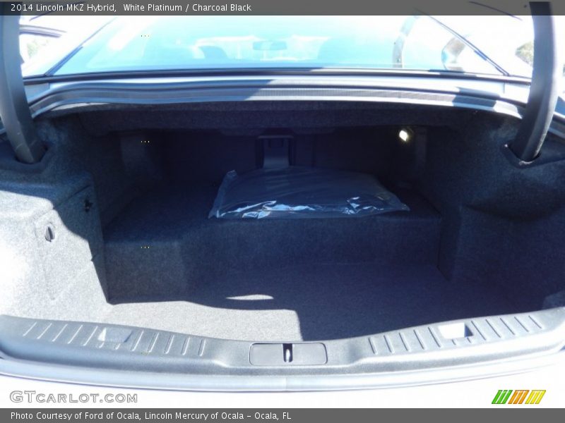 White Platinum / Charcoal Black 2014 Lincoln MKZ Hybrid