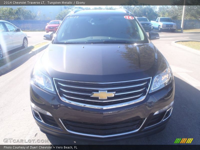 Tungsten Metallic / Ebony 2014 Chevrolet Traverse LT