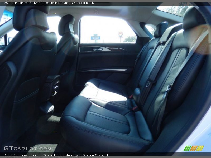 White Platinum / Charcoal Black 2014 Lincoln MKZ Hybrid