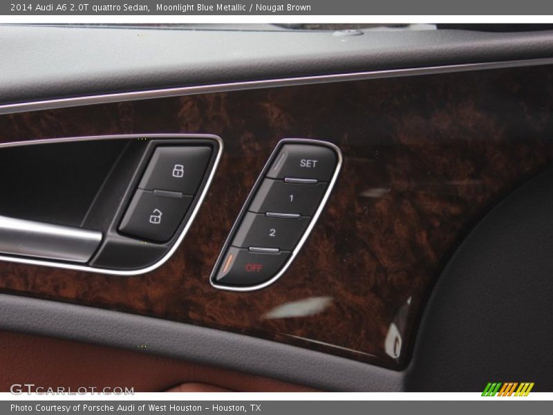 Moonlight Blue Metallic / Nougat Brown 2014 Audi A6 2.0T quattro Sedan