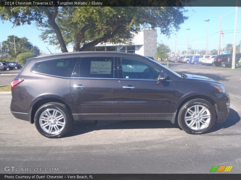 Tungsten Metallic / Ebony 2014 Chevrolet Traverse LT