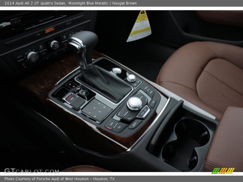 Moonlight Blue Metallic / Nougat Brown 2014 Audi A6 2.0T quattro Sedan