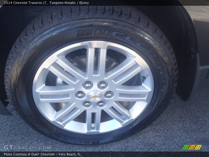Tungsten Metallic / Ebony 2014 Chevrolet Traverse LT