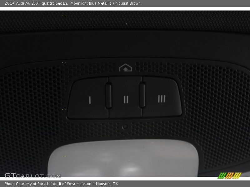 Moonlight Blue Metallic / Nougat Brown 2014 Audi A6 2.0T quattro Sedan
