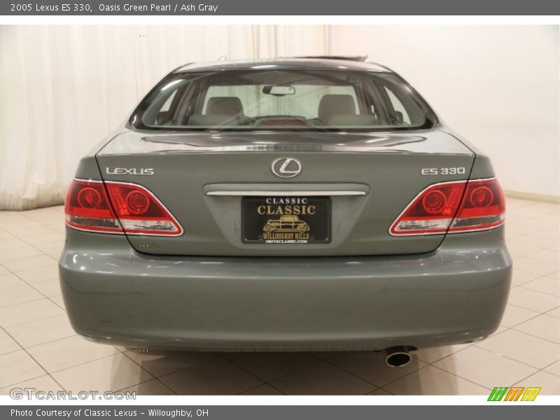 Oasis Green Pearl / Ash Gray 2005 Lexus ES 330