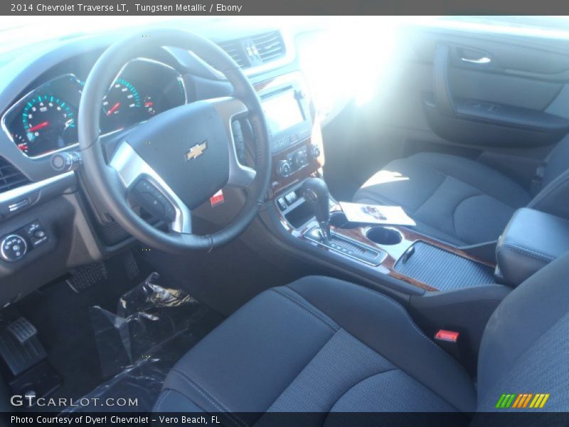 Tungsten Metallic / Ebony 2014 Chevrolet Traverse LT